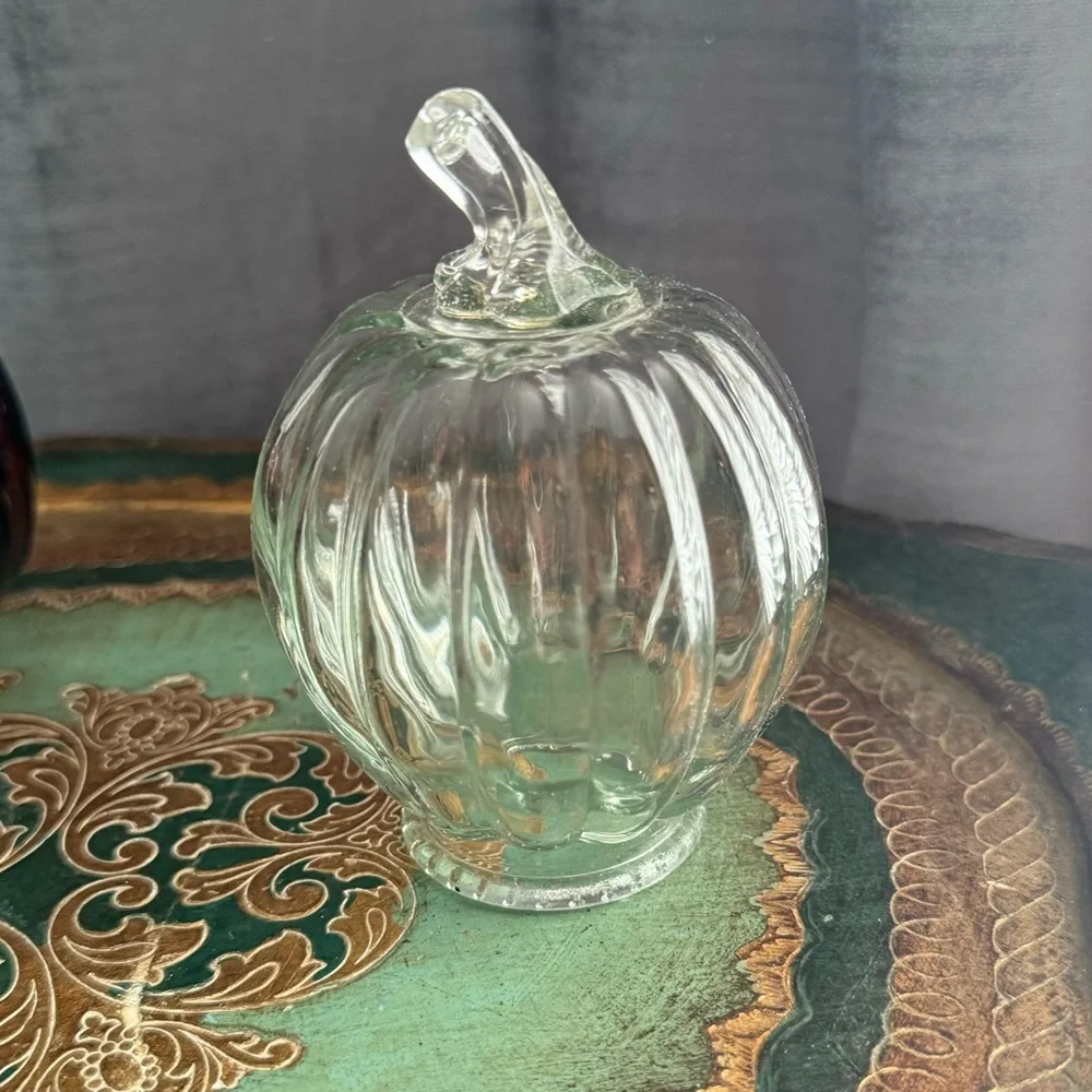 Target Bulleyes fluted, Glass 🎃 3/ Pumpkins 🎃 Decor